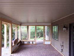 under deck gutter system