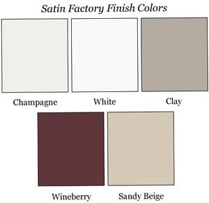 Under Deck Satin Finish Colors